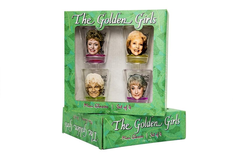 JUST FUNKY Golden Girls Shot Glasses | Fun Drinking Games | Set Of 4 Collectible Glasses | Perfect For Parties, Game Night, Bachelor Bachelorette Party, College Graduation, Birthday Gift - Image 4